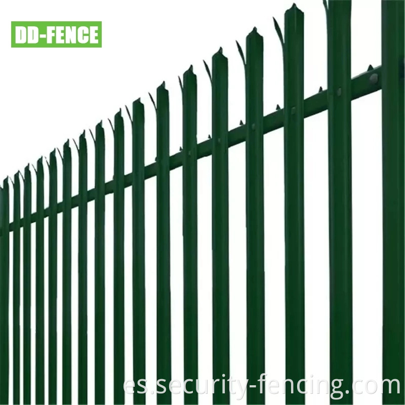 Steel Hot Dipped Galvanized Powder Coated D Pale W Pale Palisade Fence Palisade Fencing2